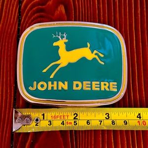 John Deere Logo Belt Buckle